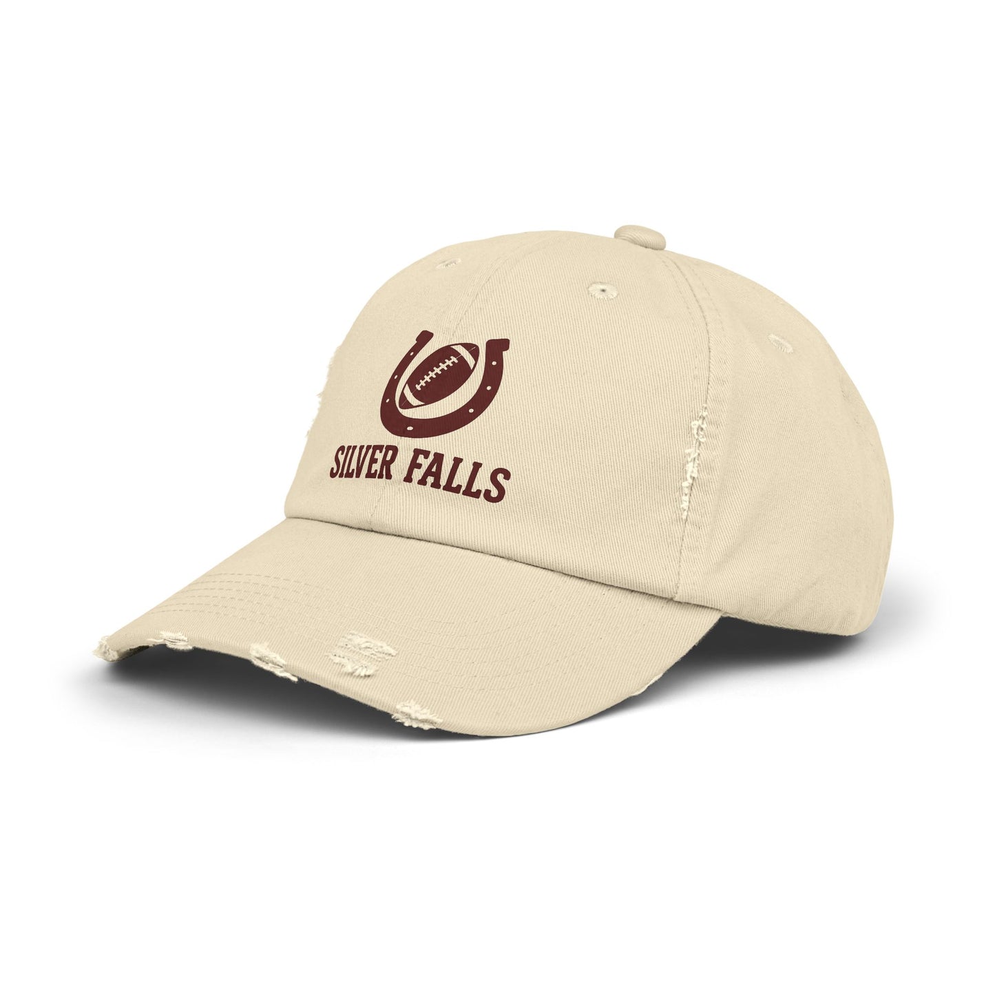 Silver Falls Unisex Distressed Cap - Vintage Sports Hat, Casual Wear, Perfect for Life w/ Walter Boys Fans