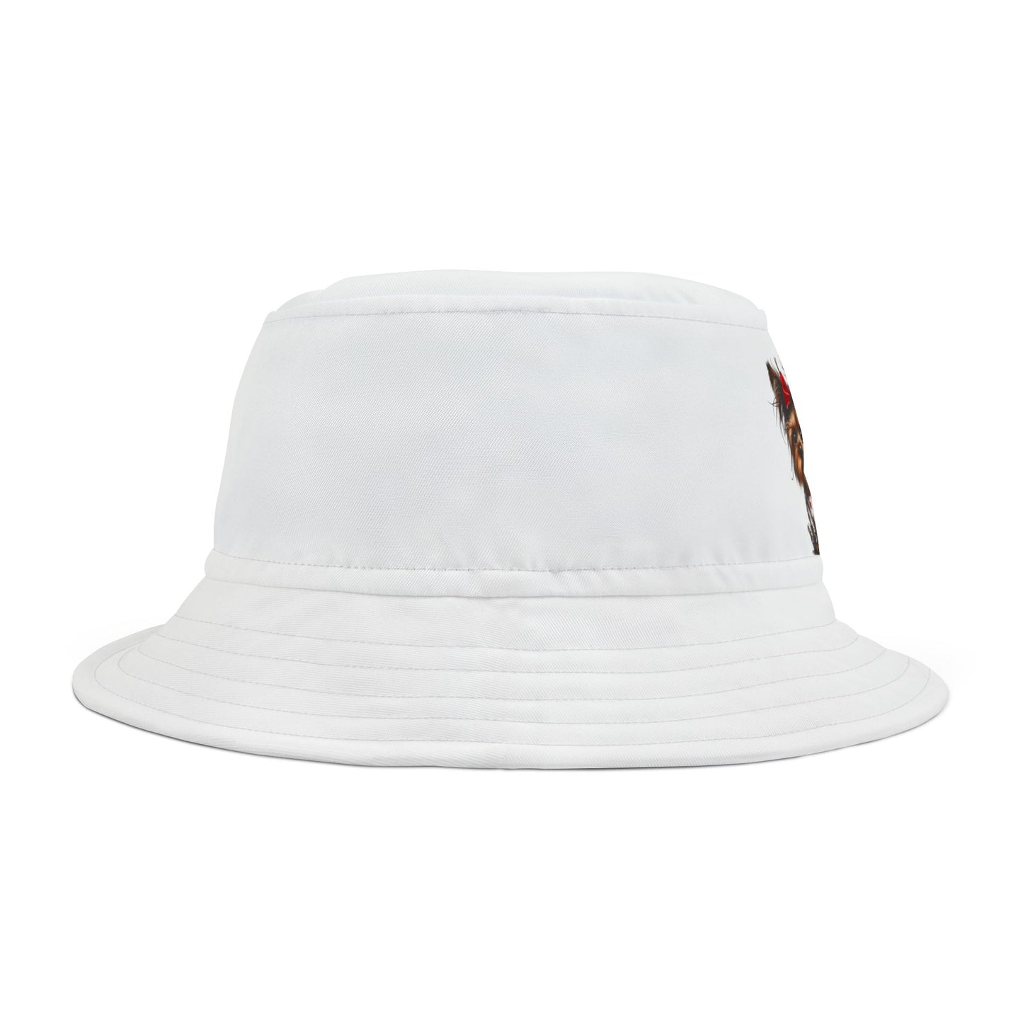 Cute Sarcastic Dog Humor Bucket Hat 99% Don't Care