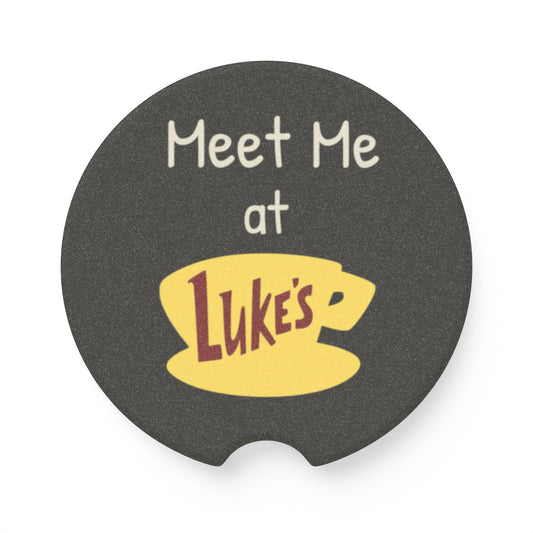 Meet Me at Luke's Soapstone Car Coaster Car Accessories Car Gift Gilmore Girls Fan