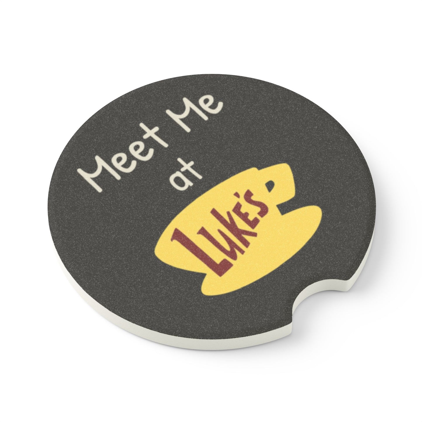 Meet Me at Luke's Soapstone Car Coaster Car Accessories Car Gift Gilmore Girls Fan