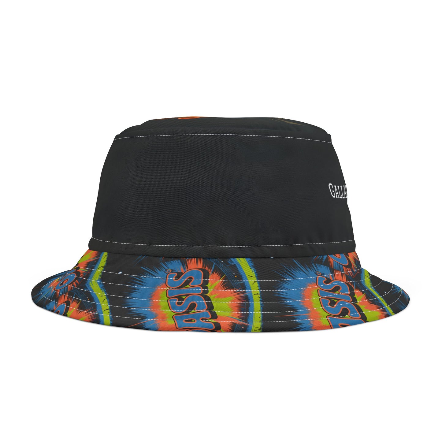 Vibrant Tie-Dye Bucket Hat - Gallagher Mode, Fun Cartoon Oasis Reunion 2025