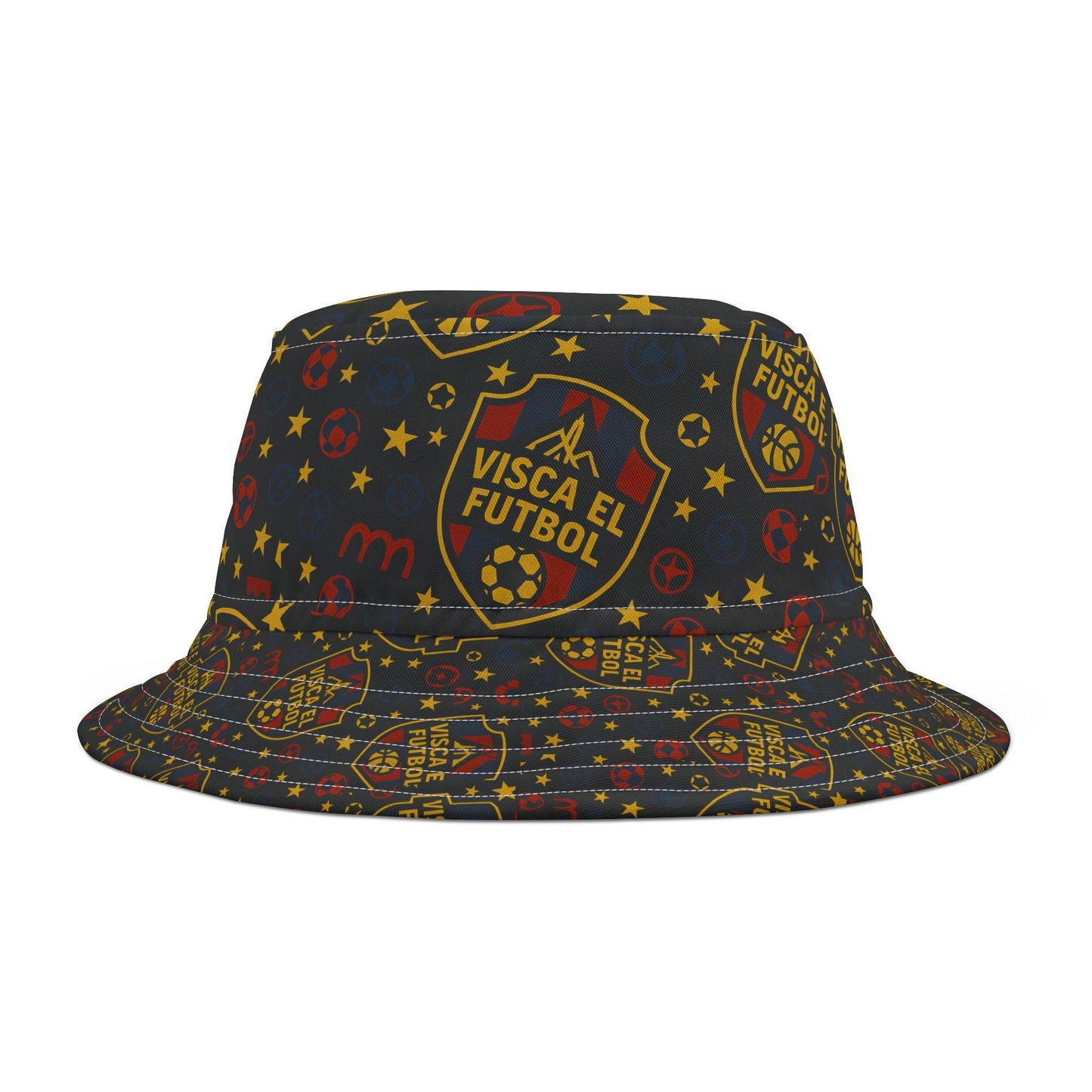 BARCELONA FC Inspired Sports Bucket Hat, Fans, Visca el Futbol. Football Soccer