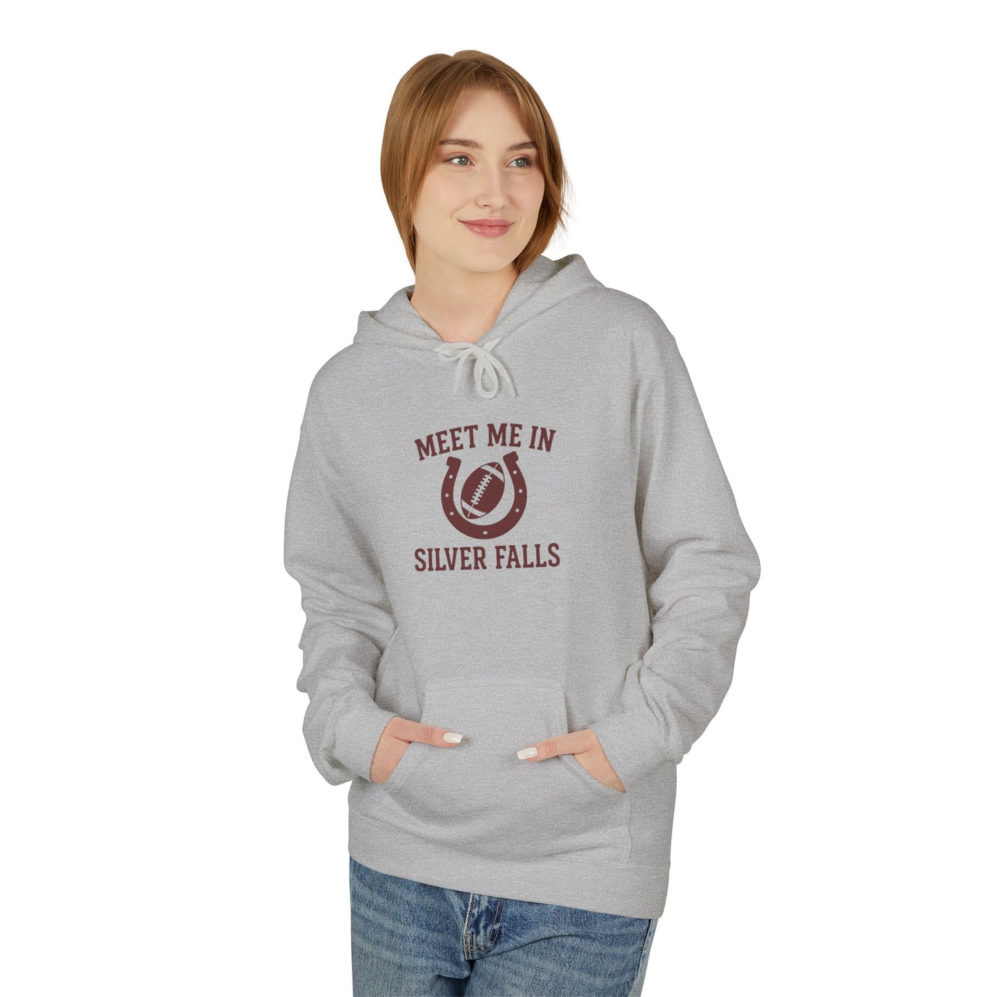 Soft Fleece Pullover, 'Meet Me in Silver Falls' Design, Gift for Walter Boys Fans,Hooded Sweatshirt