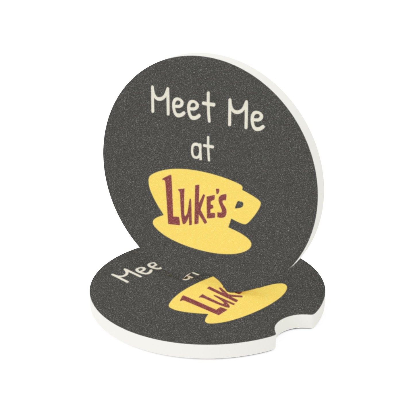 Meet Me at Luke's Soapstone Car Coaster Car Accessories Car Gift Gilmore Girls Fan