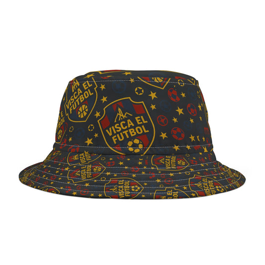 BARCELONA FC Inspired Sports Bucket Hat, Fans, Visca el Futbol. Football Soccer