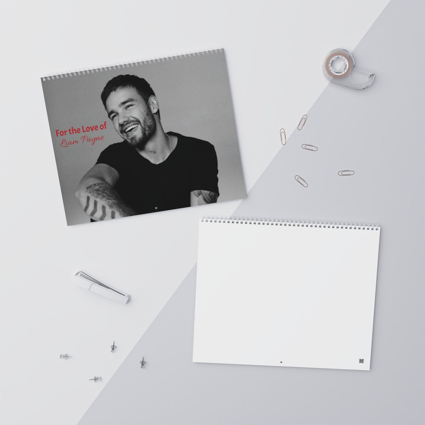 For the Love of Liam Payne Tribute Calendar (2026)  Black/White