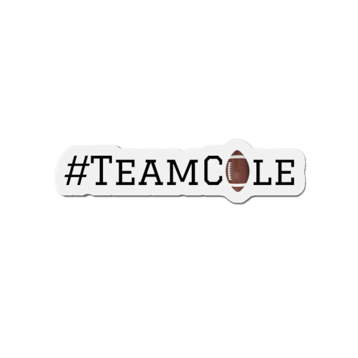 TeamCole Die-Cut Magnets, Fun School Locker  Decor, Cool Gift for Fans, Collectible Magnet, Walter Boys Merch,Football