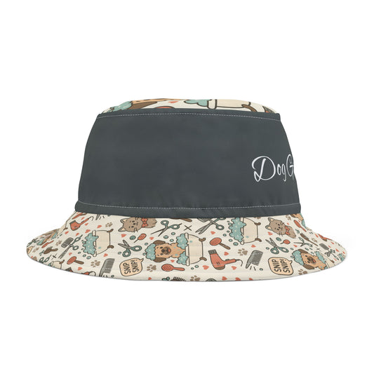 Dog Groomer's Life Bucket Hat, Dog Owner Gift, Cute Animal Lovers