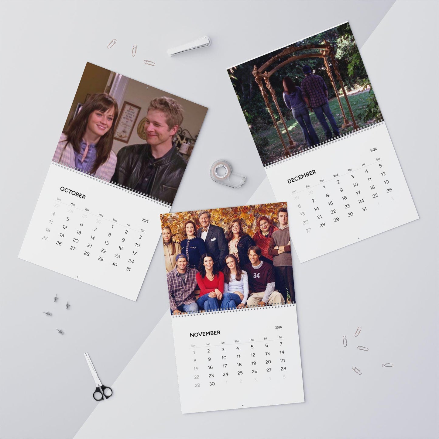 Stars Hollow Gilmore Girls Wall Calendar (2026) Merch