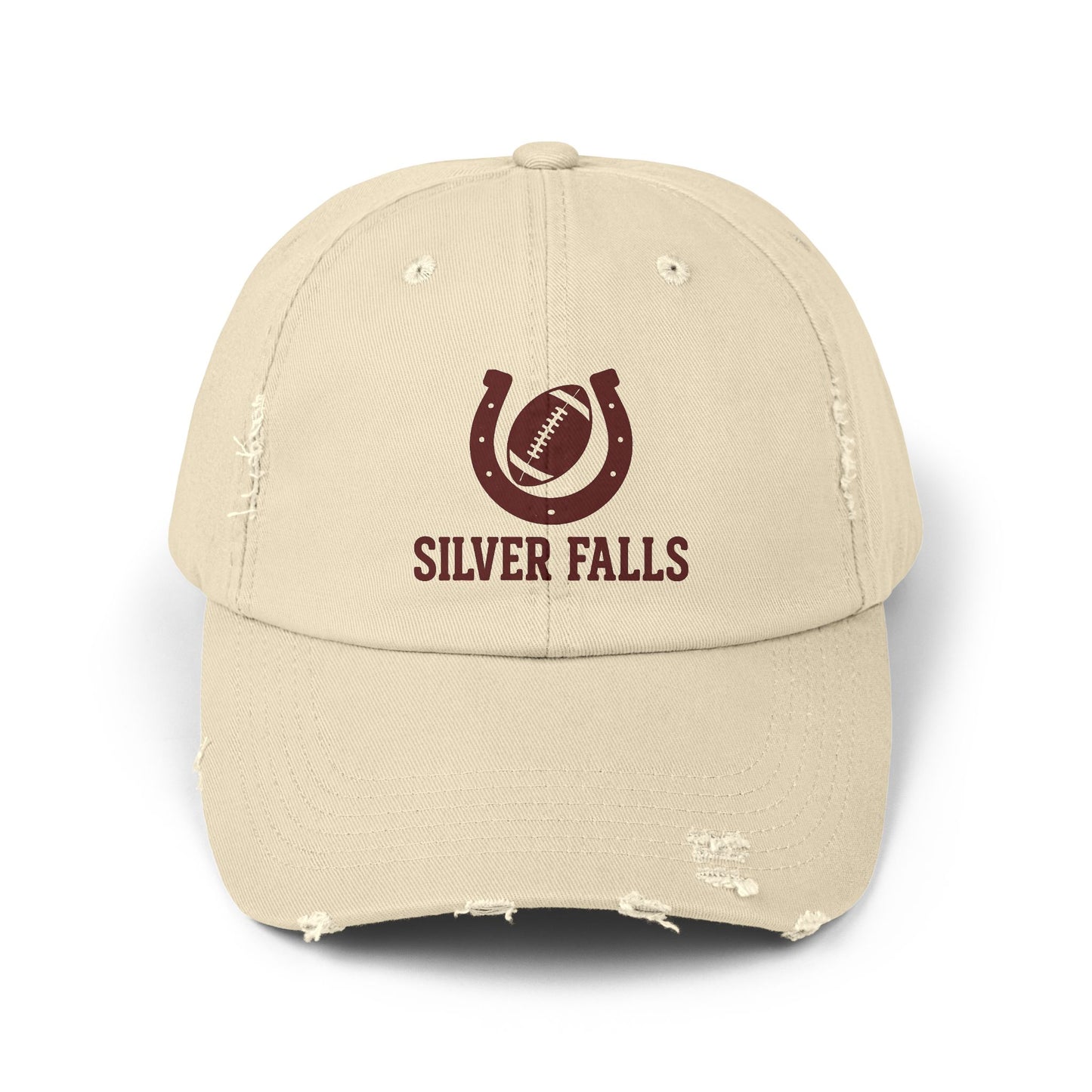 Silver Falls Unisex Distressed Cap - Vintage Sports Hat, Casual Wear, Perfect for Life w/ Walter Boys Fans