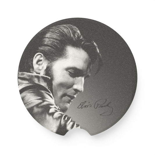 Elvis Comeback 68 Sandstone Car Coaster - 2 Pack- Brand New Custom Made/2 designs