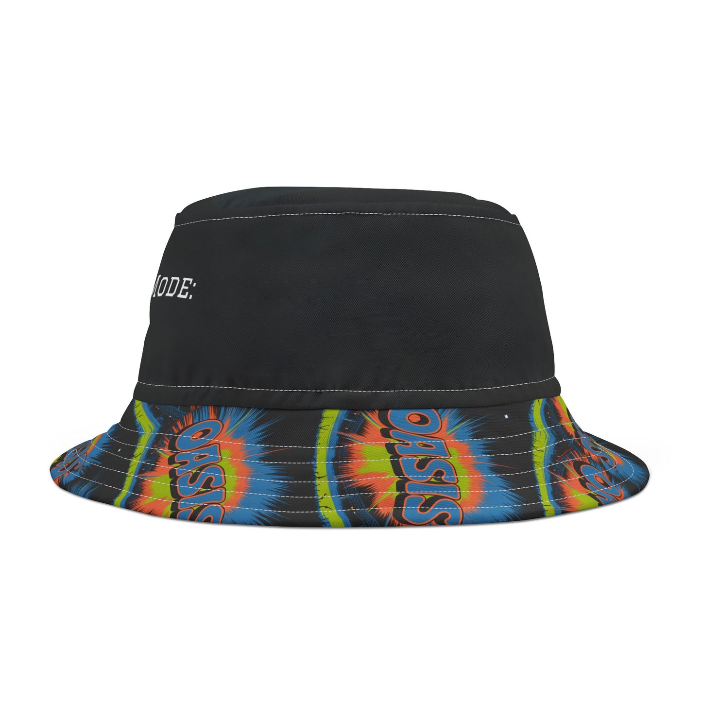 Vibrant Tie-Dye Bucket Hat - Gallagher Mode, Fun Cartoon Oasis Reunion 2025