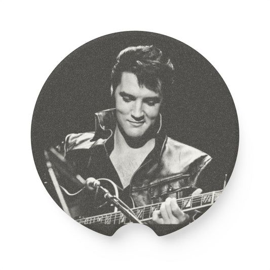 Elvis Comeback 68 Sandstone Car Coaster - 2 Pack- Brand New Custom Made/2 designs