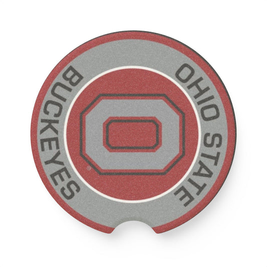 College Football Soapstone Car Coasters/Single or 2 Pack/Personalized