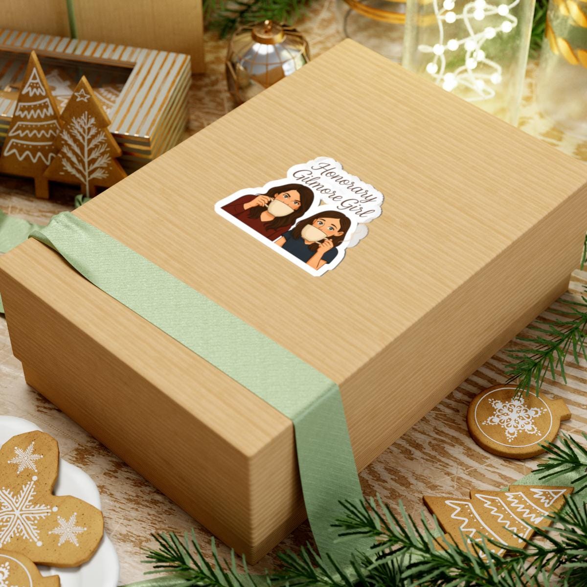 Honorary Gilmore Girl Kiss-Cut Sticker | Coffee Friends