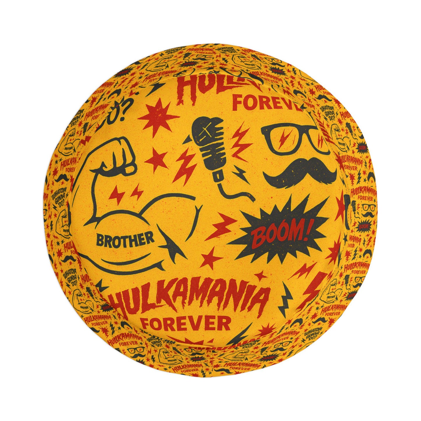 Hulkamania Tribute Hulk Hogan Rip Bucket Hat Wrestling Legend