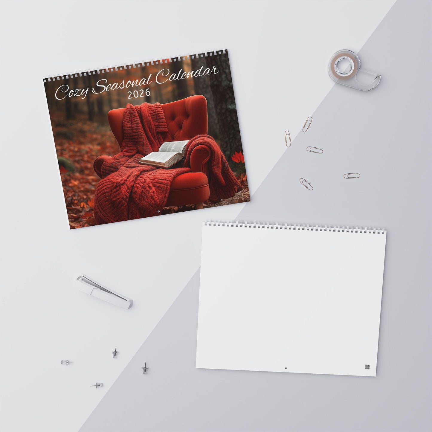 Cozy Seasonal Calendar Fall/Winter Calendar (2026)