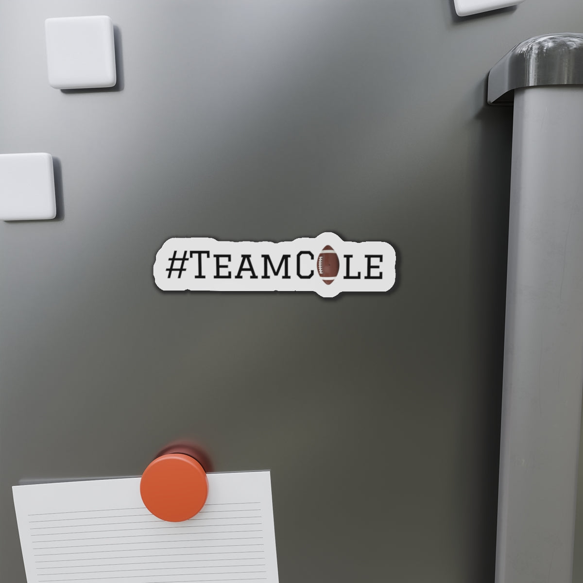 TeamCole Die-Cut Magnets, Fun School Locker  Decor, Cool Gift for Fans, Collectible Magnet, Walter Boys Merch,Football