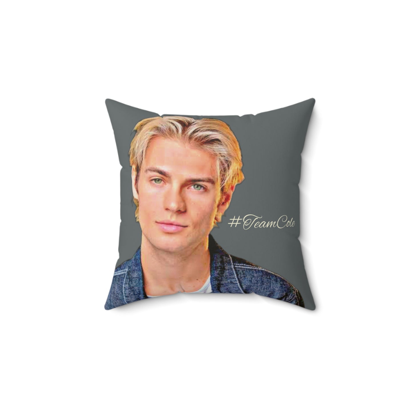 Pillow with Team Cole Text, Walter Boys Fans, Cushion for Cozy Throw Pillow