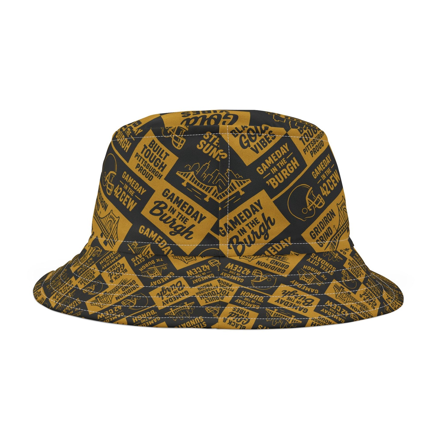 Pittsburgh Spirit Bucket Hat, Game Day Gear, Black and Gold Vibes, [...]