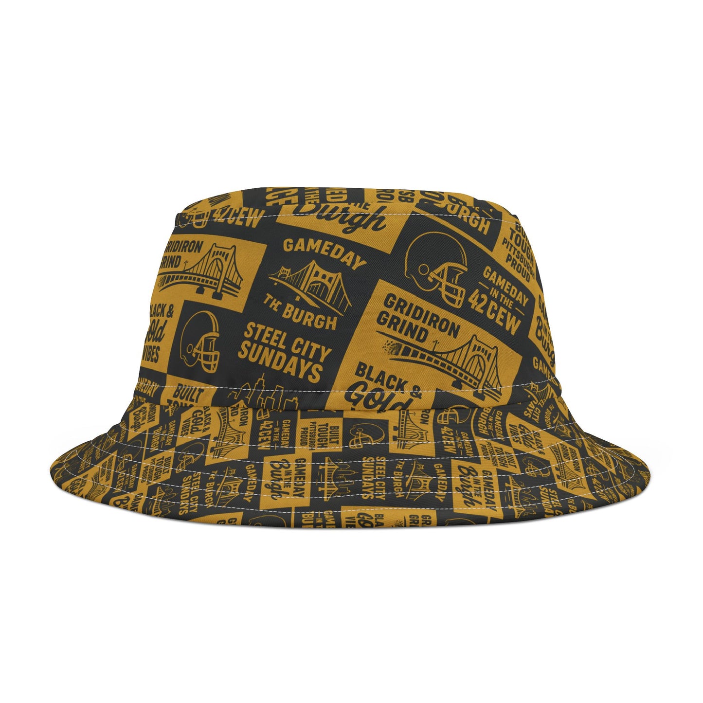 Pittsburgh Spirit Bucket Hat, Game Day Gear, Black and Gold Vibes, [...]