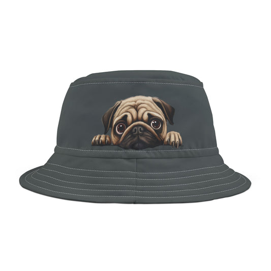 Pug Lover Bucket Hat, Dog Owner Gift, Cute Summer Accessory, Animal Print [...]