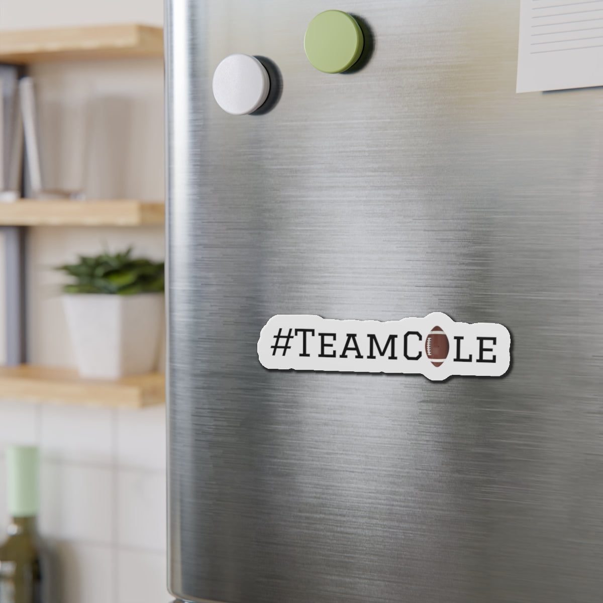 TeamCole Die-Cut Magnets, Fun School Locker  Decor, Cool Gift for Fans, Collectible Magnet, Walter Boys Merch,Football