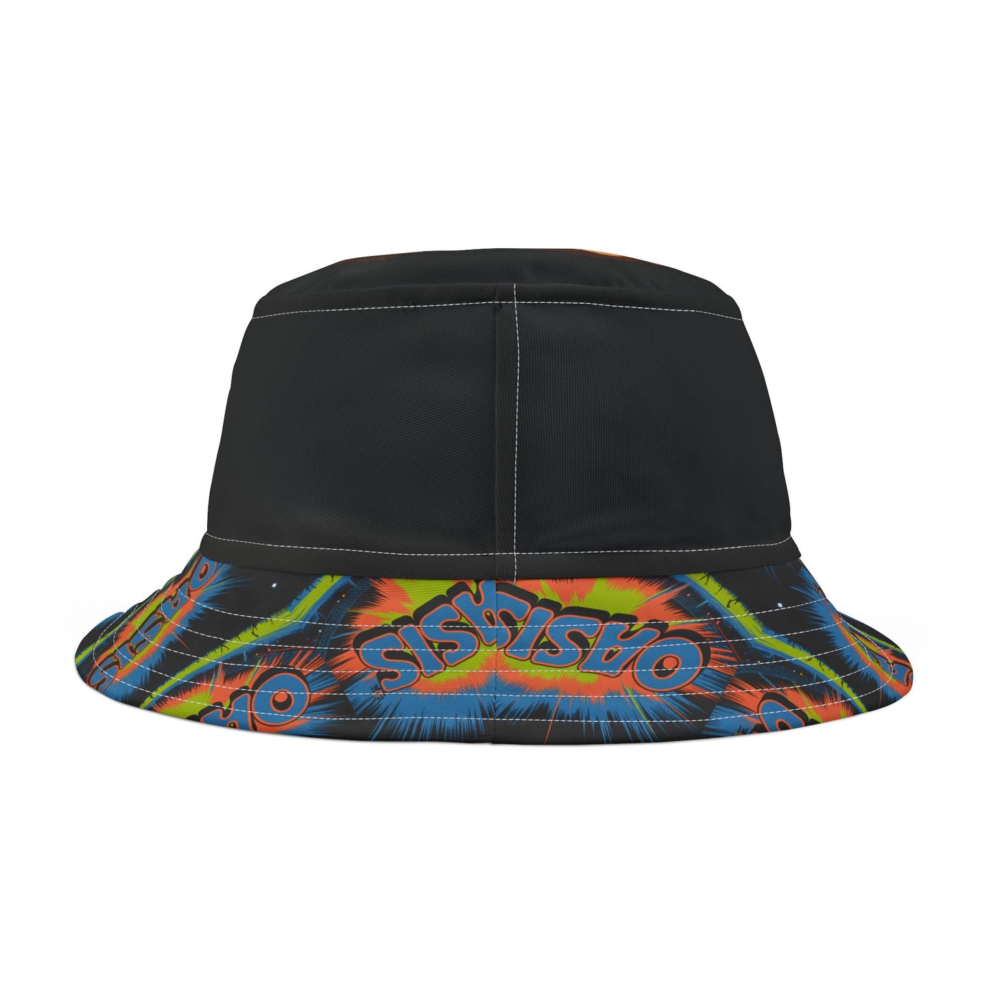 Vibrant Tie-Dye Bucket Hat - Gallagher Mode, Fun Cartoon Oasis Reunion 2025