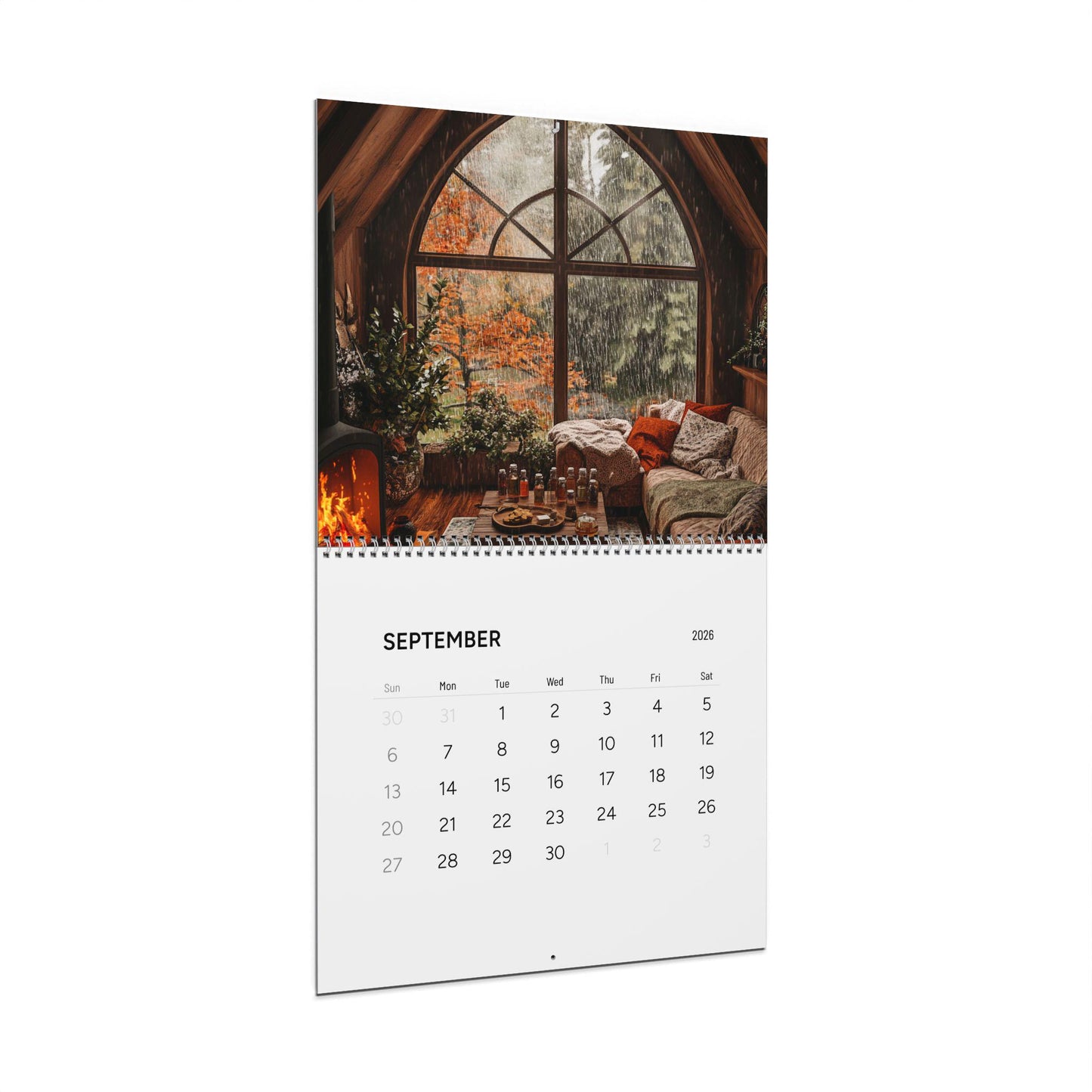Cozy Seasonal Calendar Fall/Winter Calendar (2026)