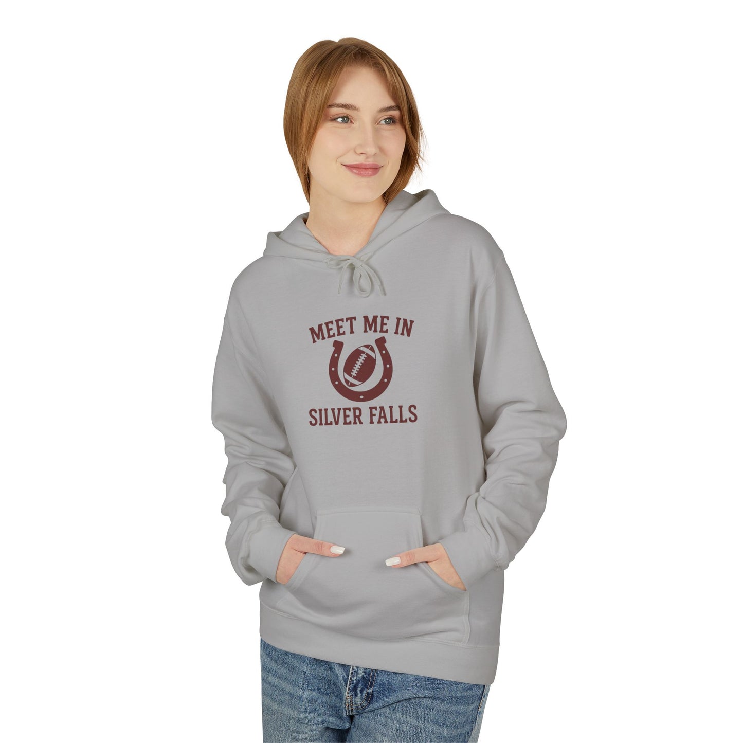 Soft Fleece Pullover, 'Meet Me in Silver Falls' Design, Gift for Walter Boys Fans,Hooded Sweatshirt