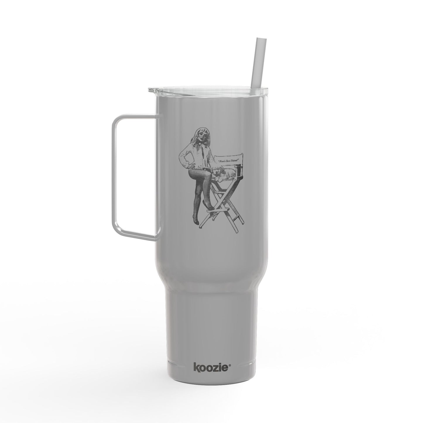 Man's Best Friend Insulated Tumbler with Lid, 40oz (Engraving) Perfect Gift for SC Fan