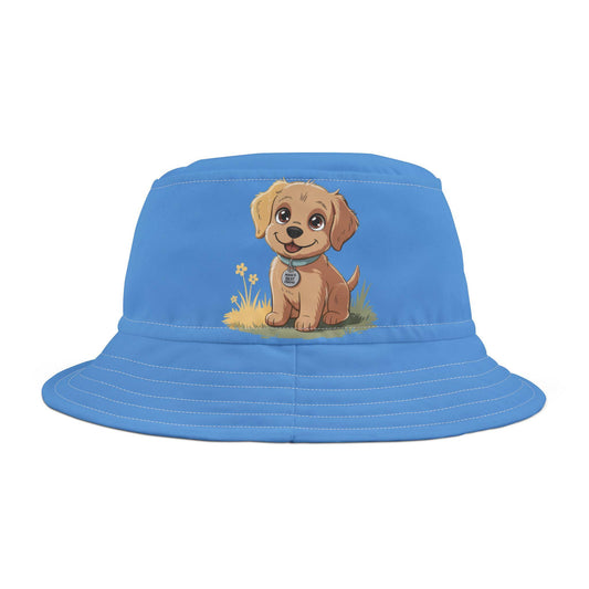Man's Best Friend Blue Collar SC Bucket Hat for Dog Lovers,