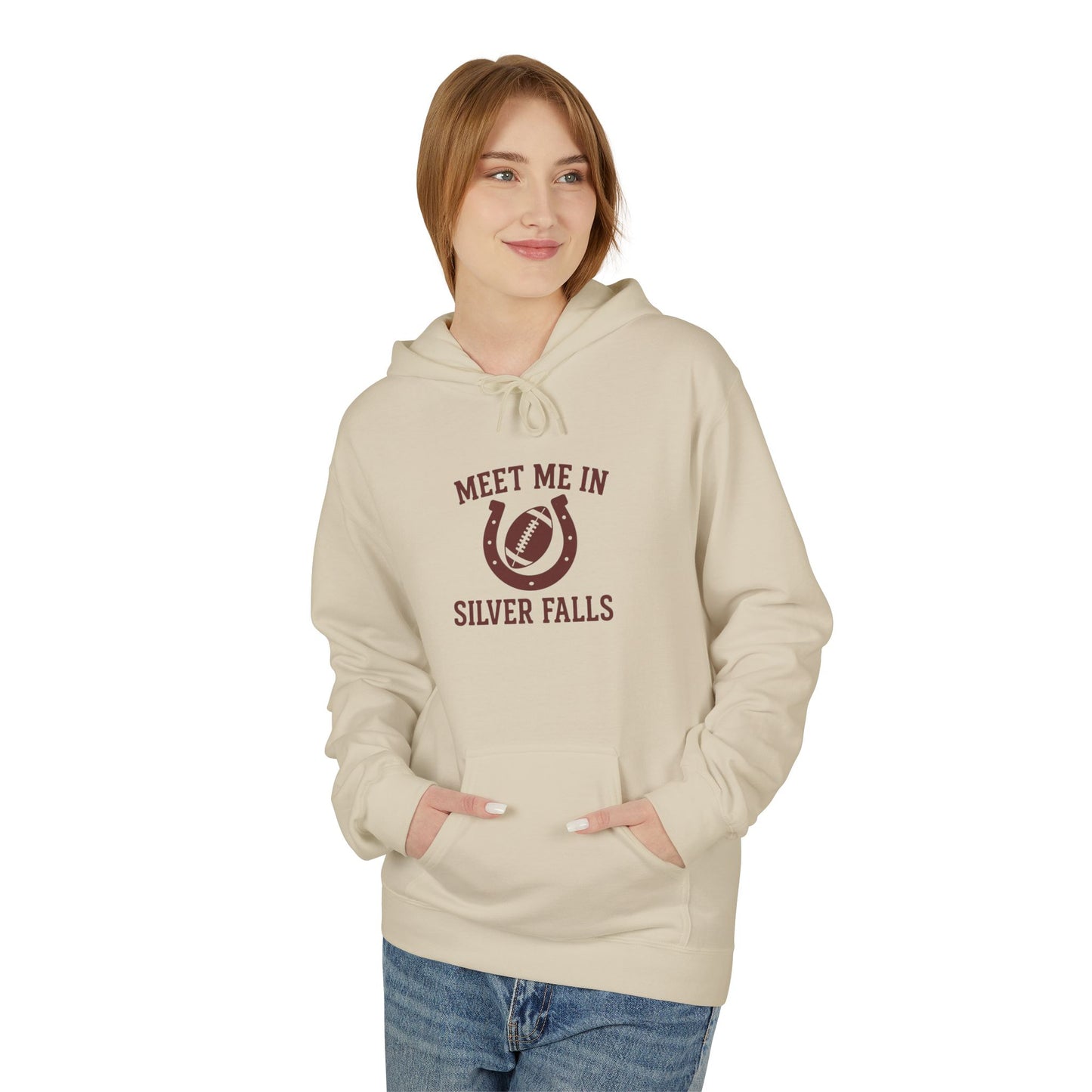 Soft Fleece Pullover, 'Meet Me in Silver Falls' Design, Gift for Walter Boys Fans,Hooded Sweatshirt