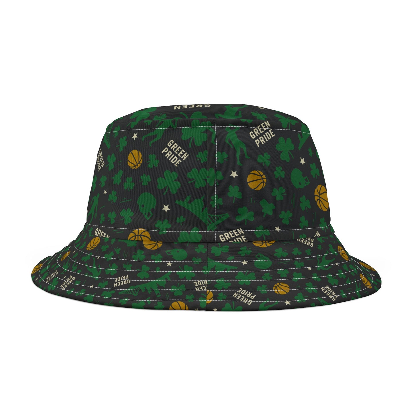 Boston Celtics  Inspired Sports Bucket Hat, Go Team Hat for Sports Fans, Pro Basketball