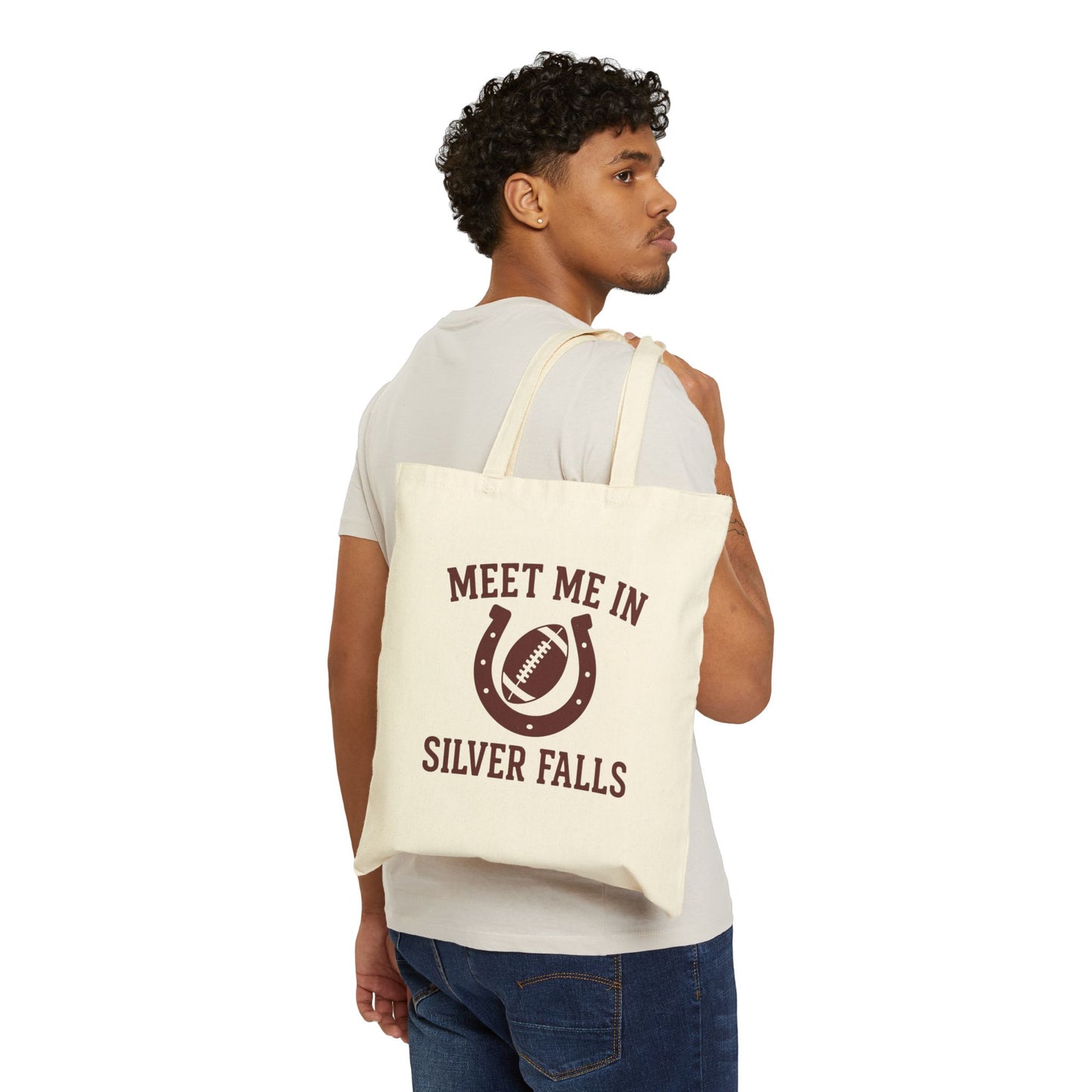Meet Me in Silver Falls Tote Bag, for Walter Boys Fans; Eco-Friendly Bag, Tote, Gym Bag, School Bag