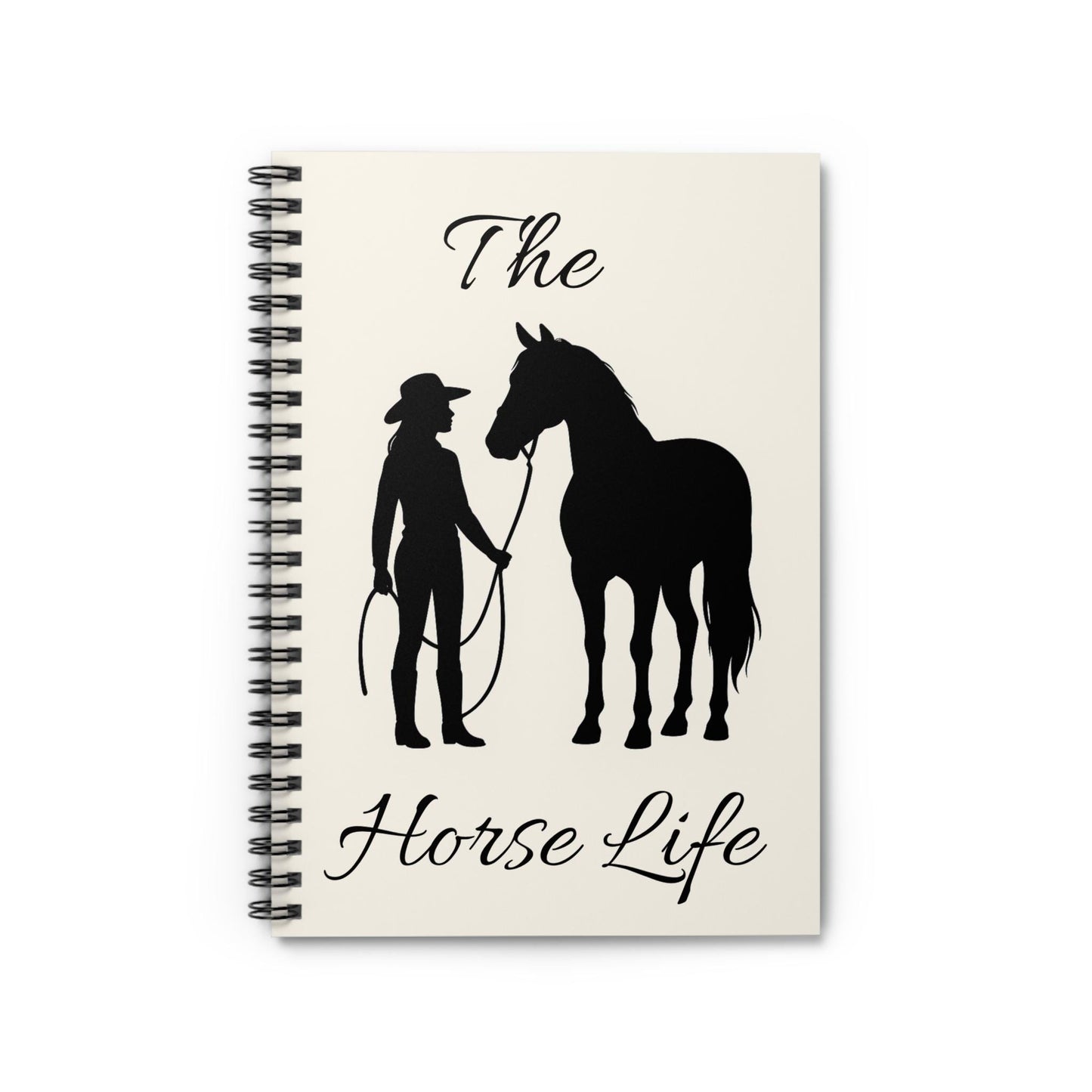 Horse Life Spiral Notebook - Perfect for Equestrians, Horse Lovers, Journaling, Gifts, and School Use