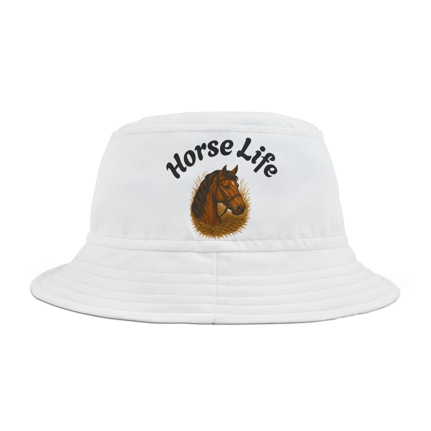 Horse Life Bucket Hat, Stylish Summer Accessory, Ideal for Horse Lovers, [...]