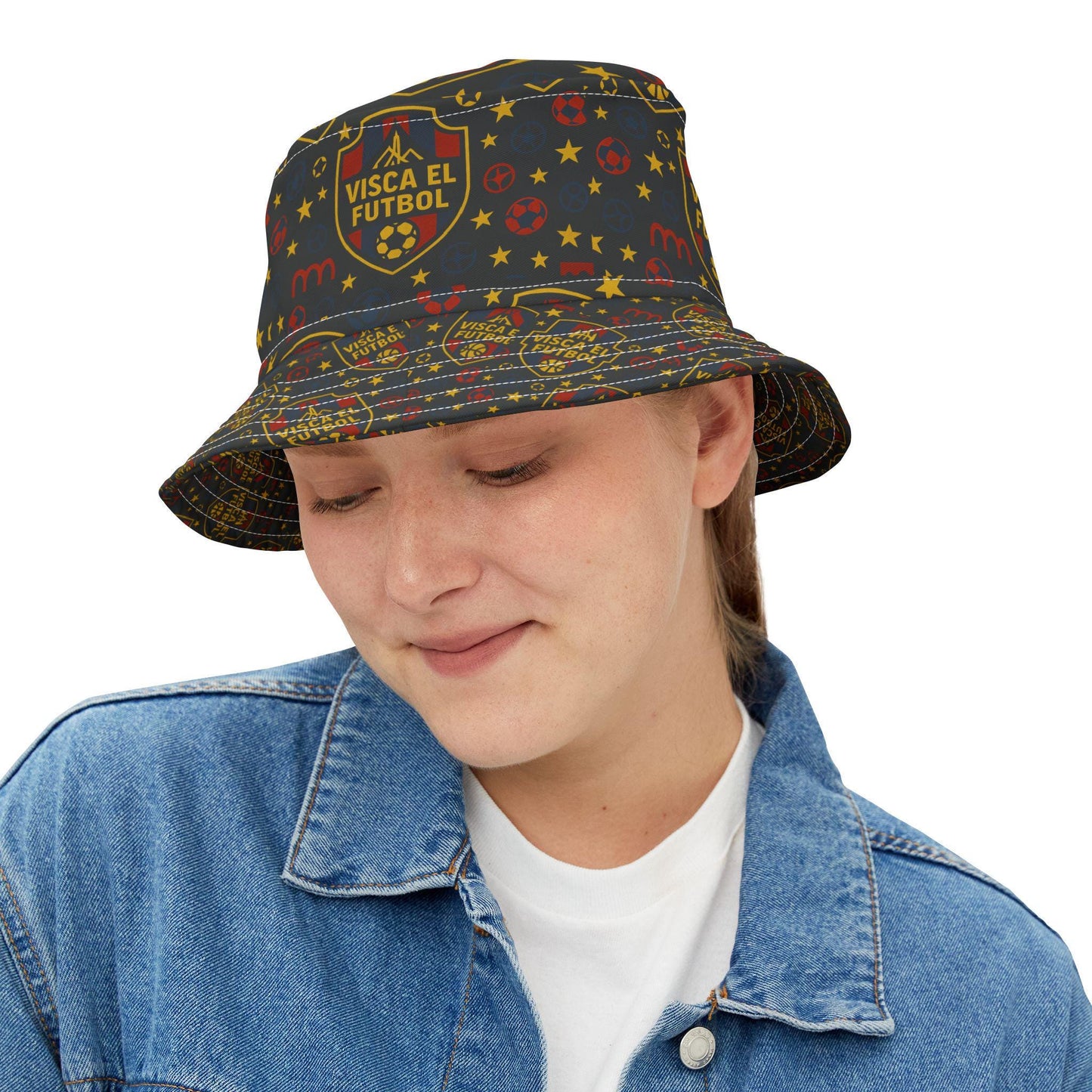 BARCELONA FC  Inspired Sports Bucket Hat,  Fans, Visca el Futbol. Football Soccer
