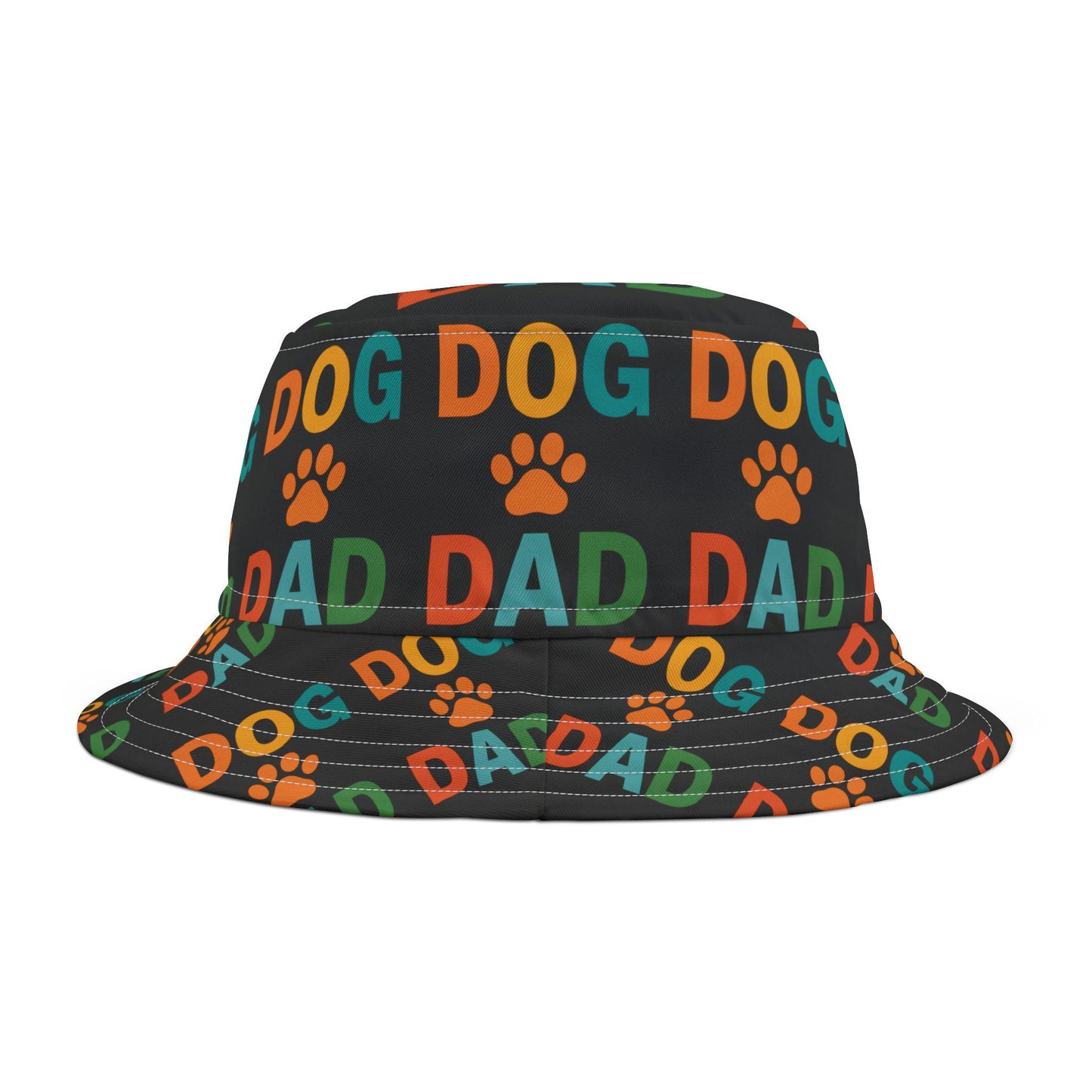 Dog Dad Bucket Hat | Colorful Pet Lover Gift | USA Made