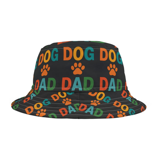 Dog Dad Bucket Hat | Colorful Pet Lover Gift | USA Made