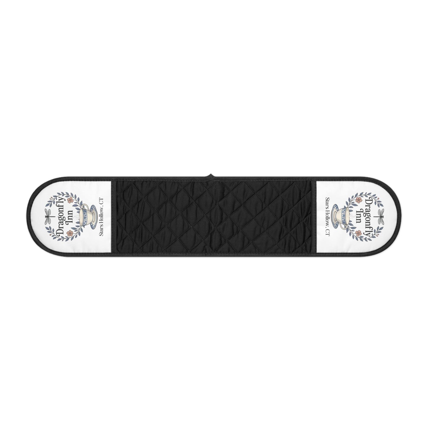 Dragonfly Inn Stars Hollow  Oven Mitts | Double Pot Holder Strap Gilmore Girls