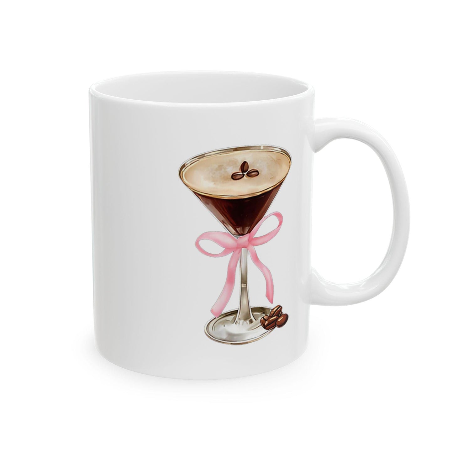Coffee Espresso Martini Mug | Watercolor Kitchen Illustration