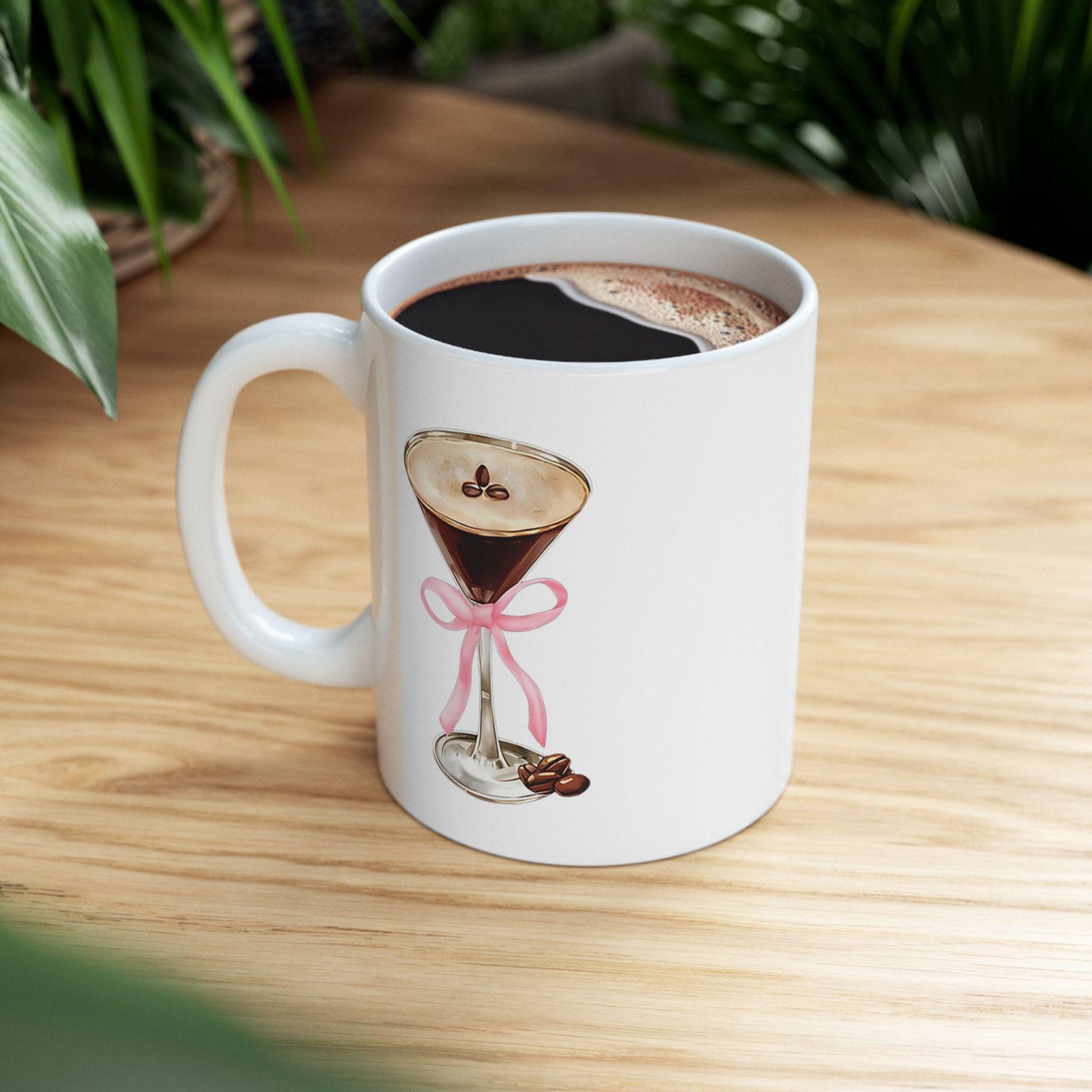 Coffee Espresso Martini Mug | Watercolor Kitchen Illustration