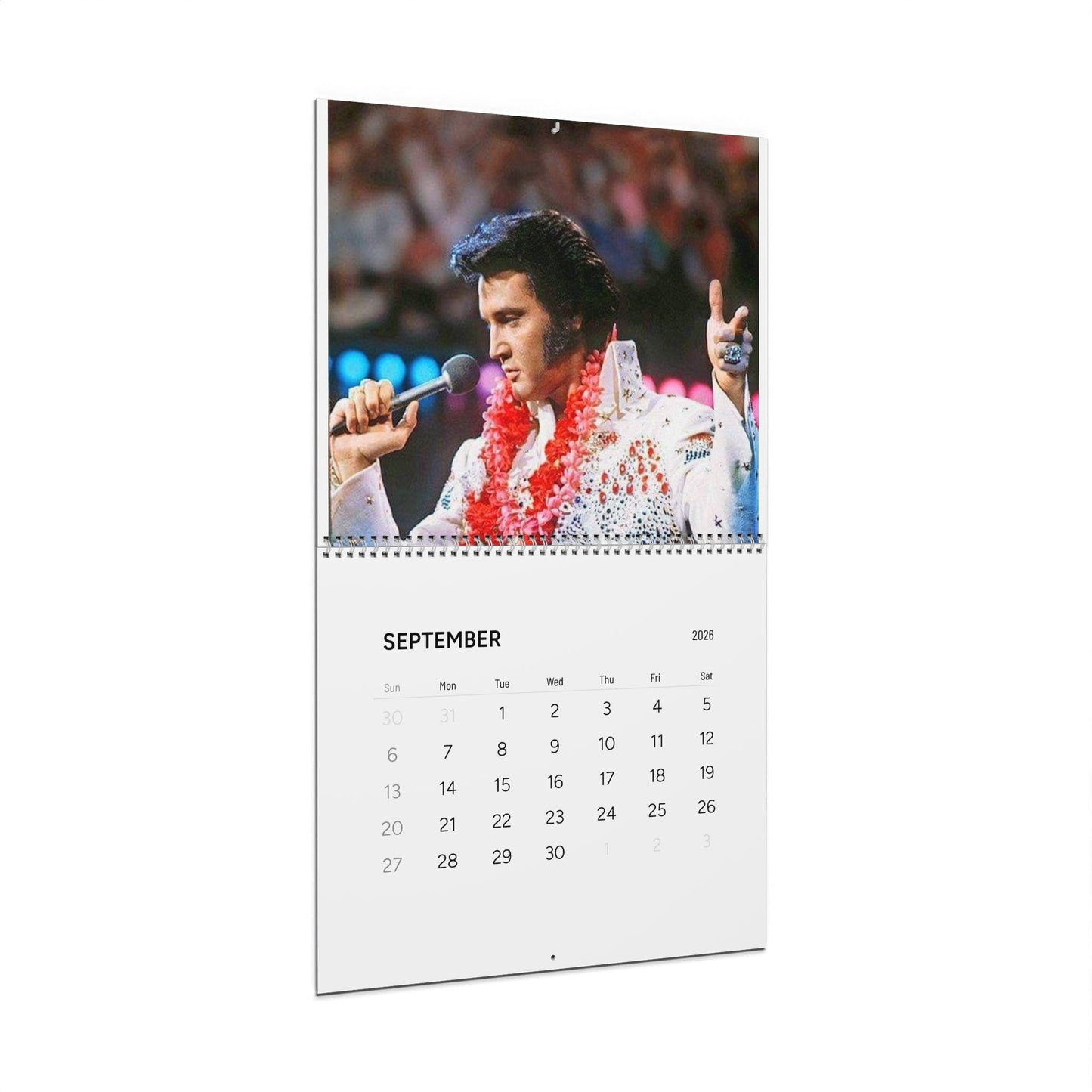 Elvis Comeback 68 Cover 2026 Calendar Wall Calendar Planner