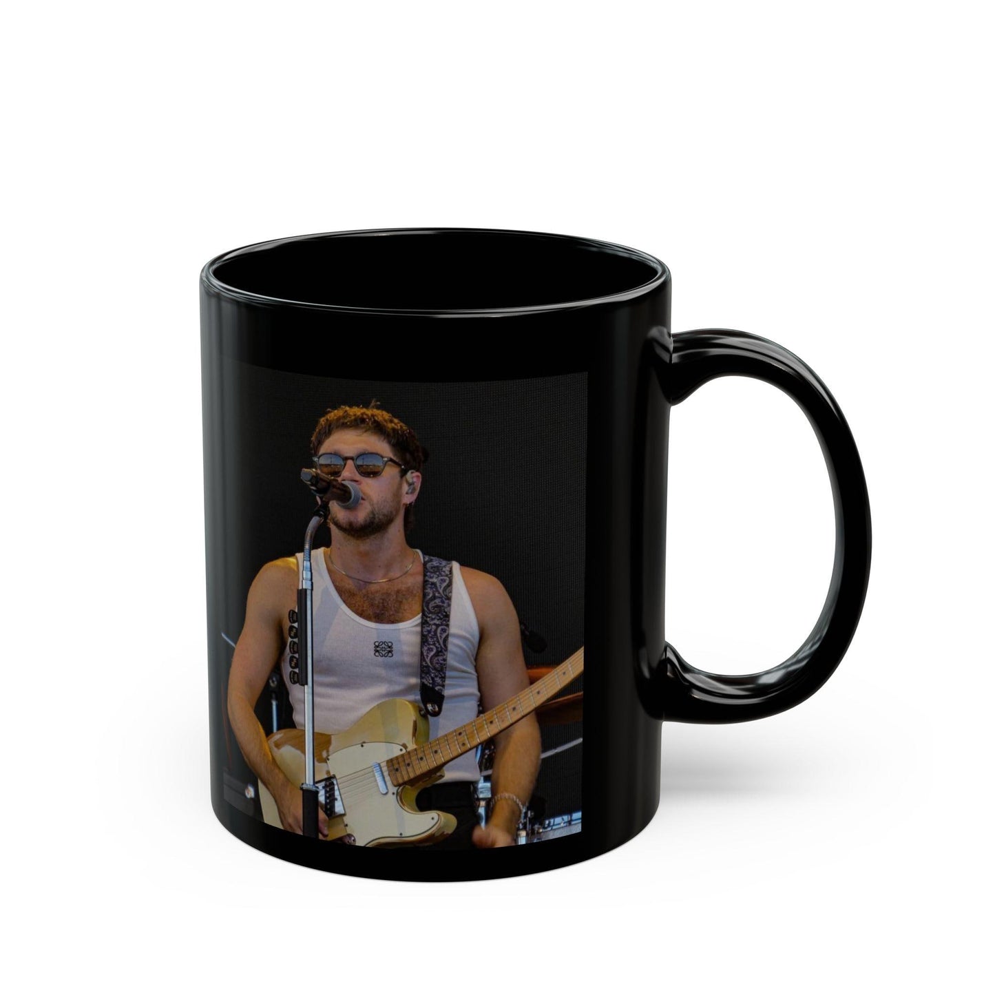 Niall Horan Merch One Direction Biggest Fan  Black Mug | Photo Face Ceramic Coffee Cup