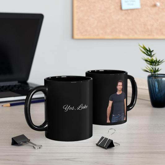 Yes to Luke Danes Black Mug | Gilmore Girls Custom Coffee Cup