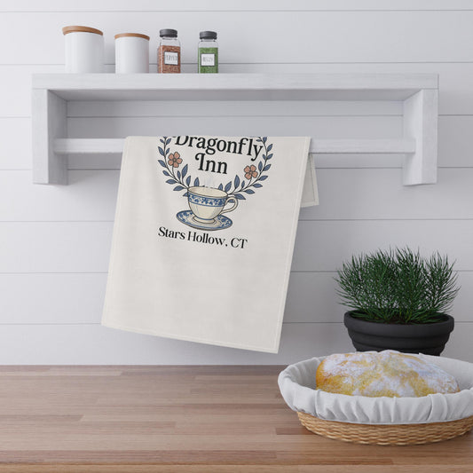 Dragonfly Inn Tea Towel | Stars Hollow CT kitchen towel