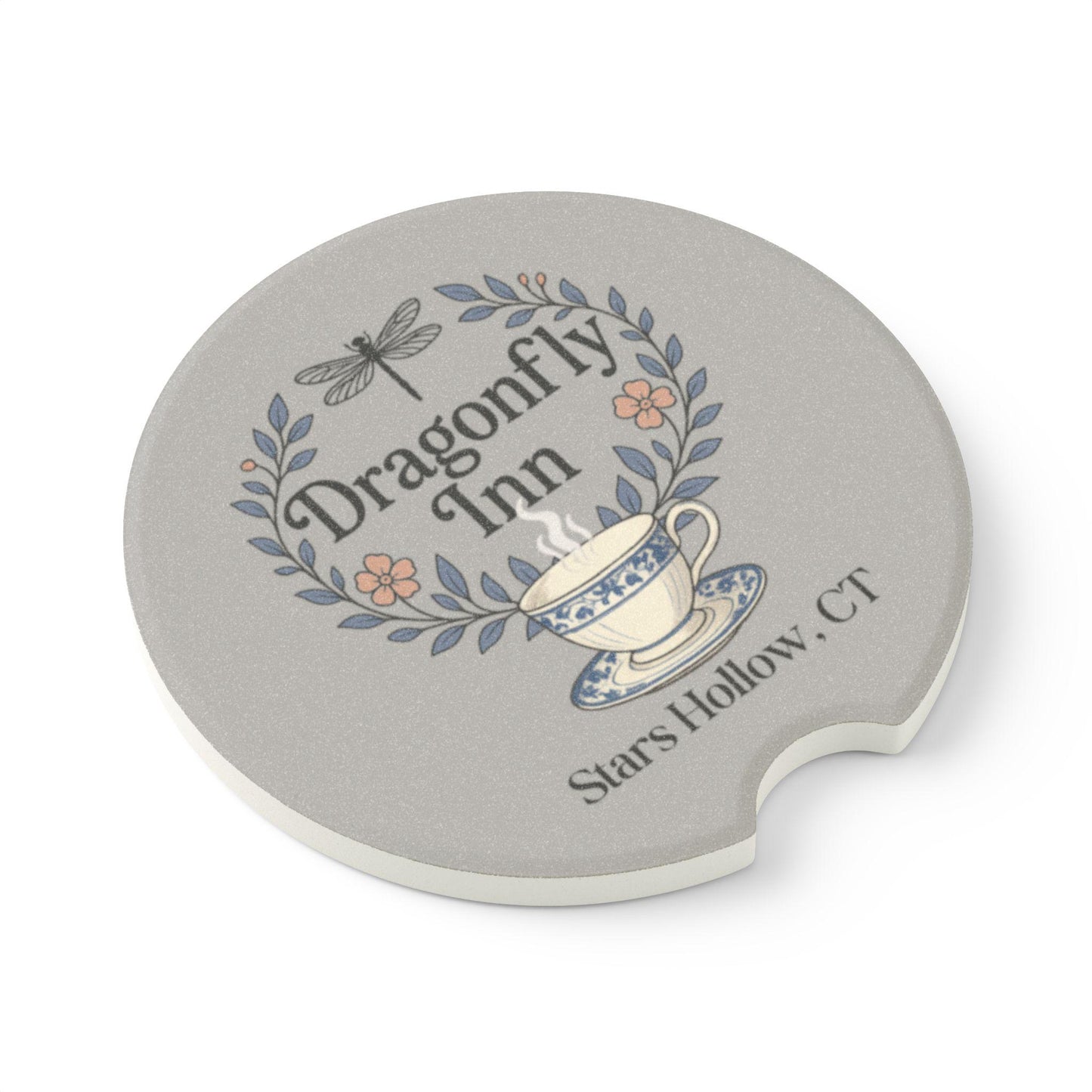 Dragonfly Inn Soapstone Car Coaster | Gilmore Girls Stars Hollow Merch