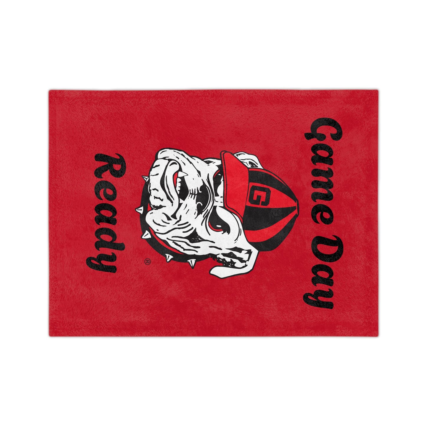 Georgia Bulldogs Fan Game Day  Blanket | Velveteen Microfiber Throw