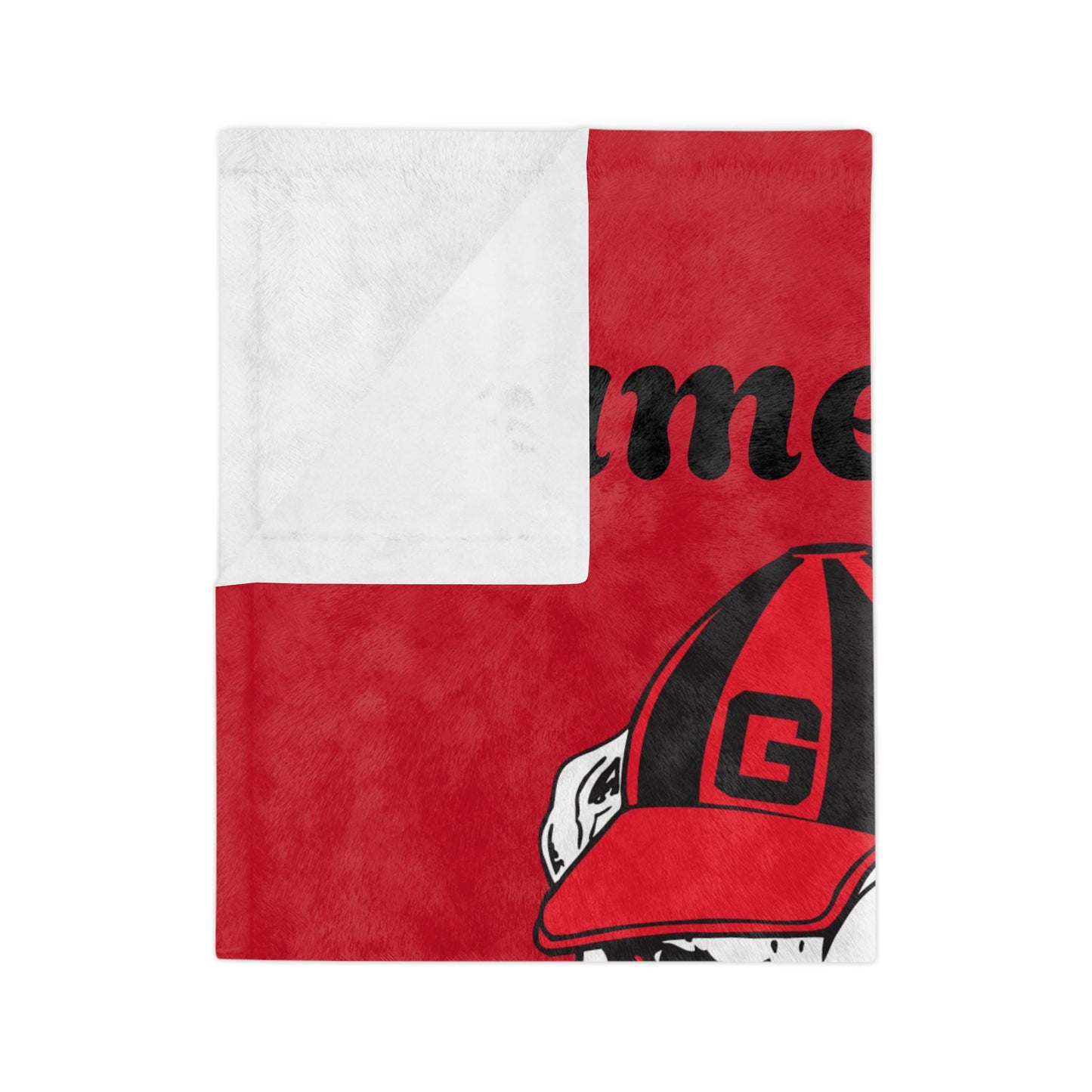 Georgia Bulldogs Fan Game Day  Blanket | Velveteen Microfiber Throw